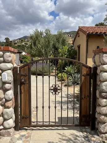 Iron and wood gate repair in Ventura County